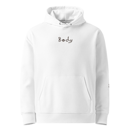 Essential Hoodie - Big Brown Text-Icon Logo